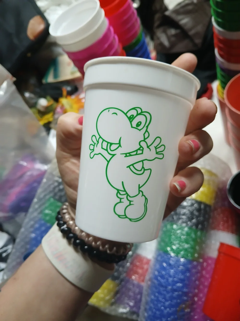 Super Mario Brothers Party Cups X24 Pack 8 Different Design's/colors